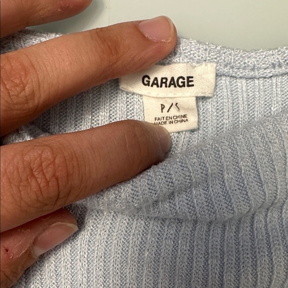 Garage Knit Cropped Tank - Picture 2 of 7